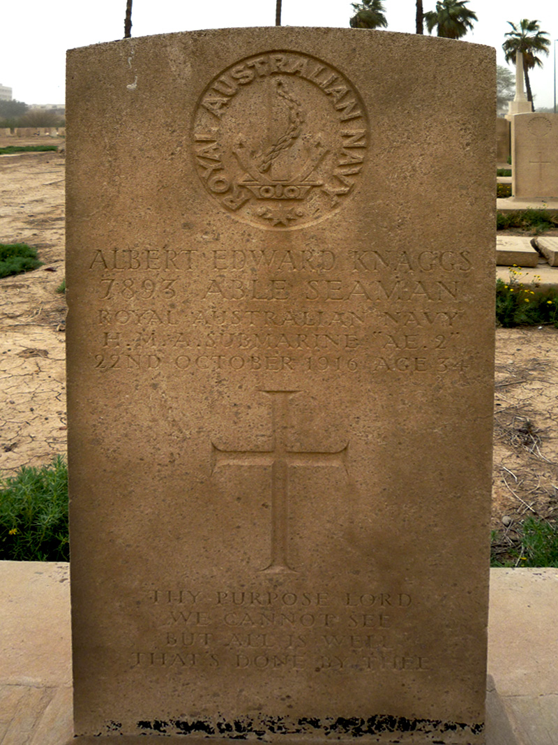 Grave of Albert Edward Knaggs (Baghdad)