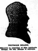 Silhouette of Whitmore Knaggs